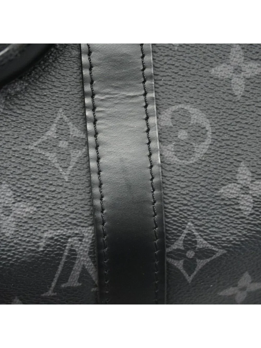 Louis Vuitton Boston Bag Monogram Eclipse Keepall Bandouliere 45 Black